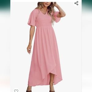 Zattcas smocked maxi dress